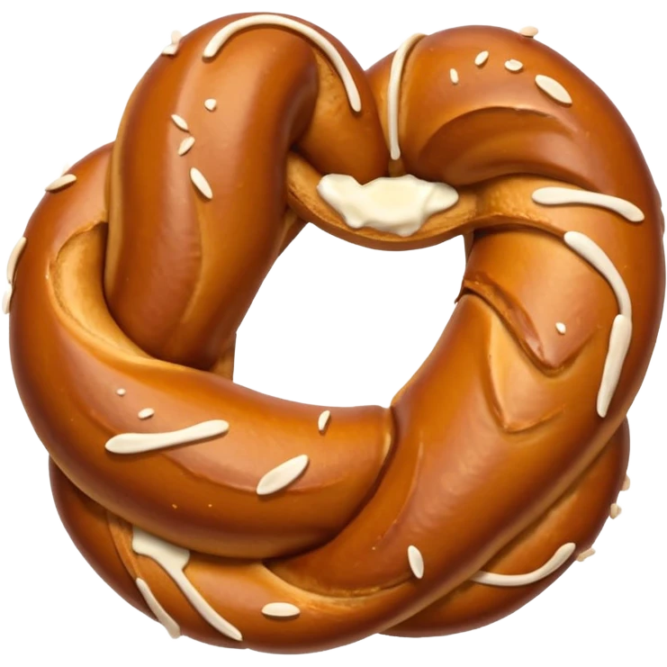 cute pretzel emoji