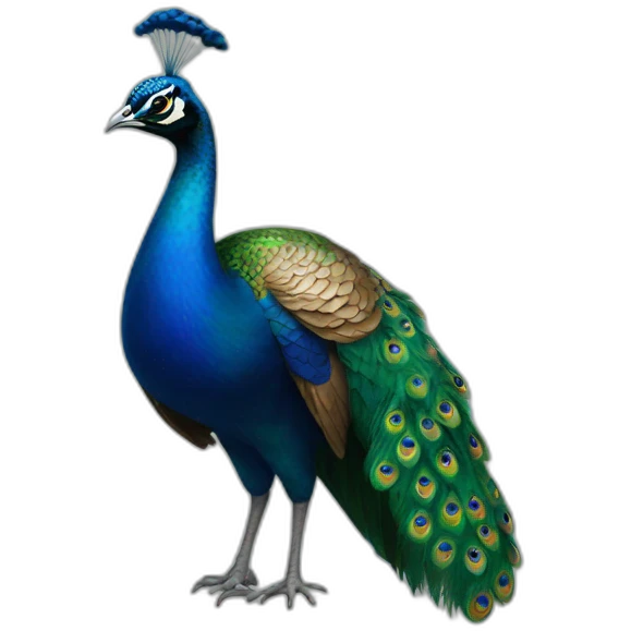 Peacock emoji