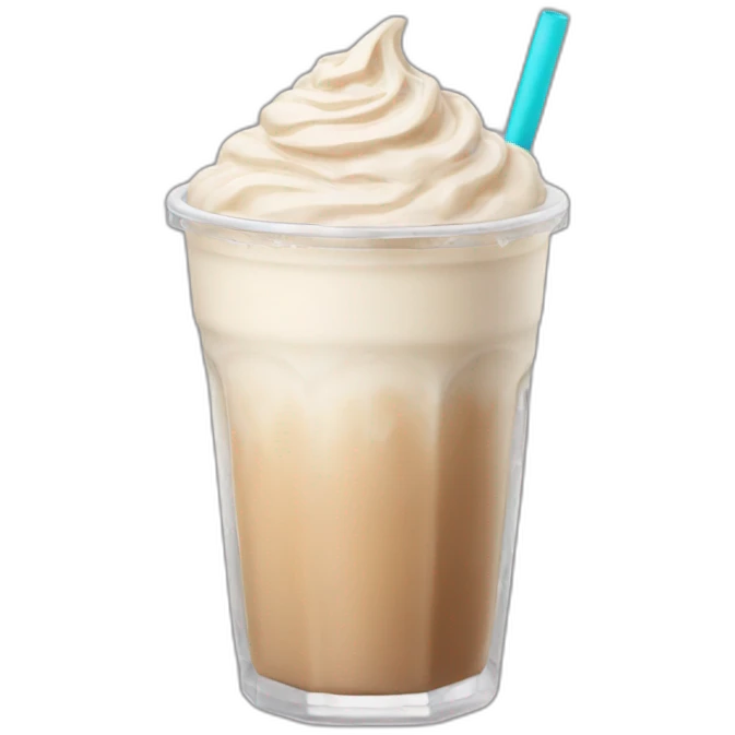 iced oat milk latte emoji