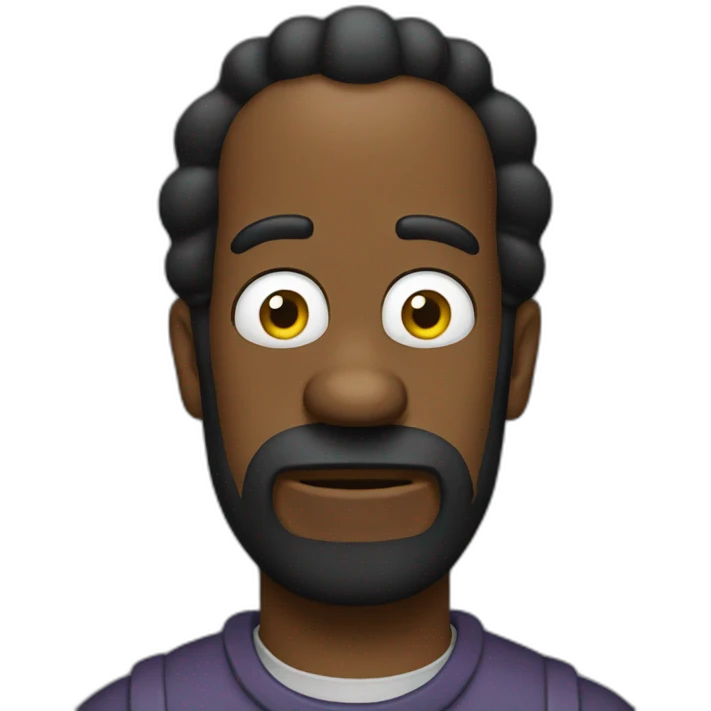 black homer simpson emoji