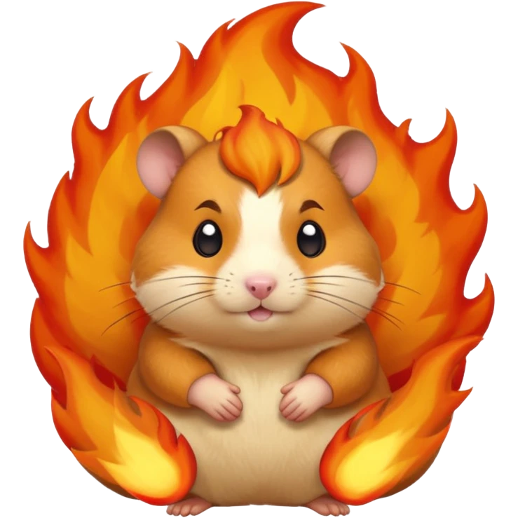 fire bender hamster emoji