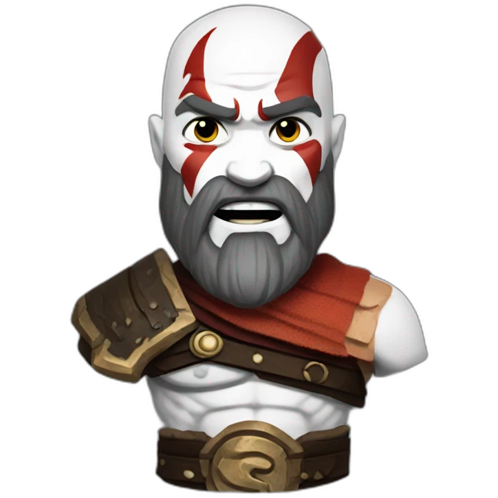 Kratos god of war emoji
