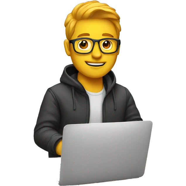 Designer with laptop emoji