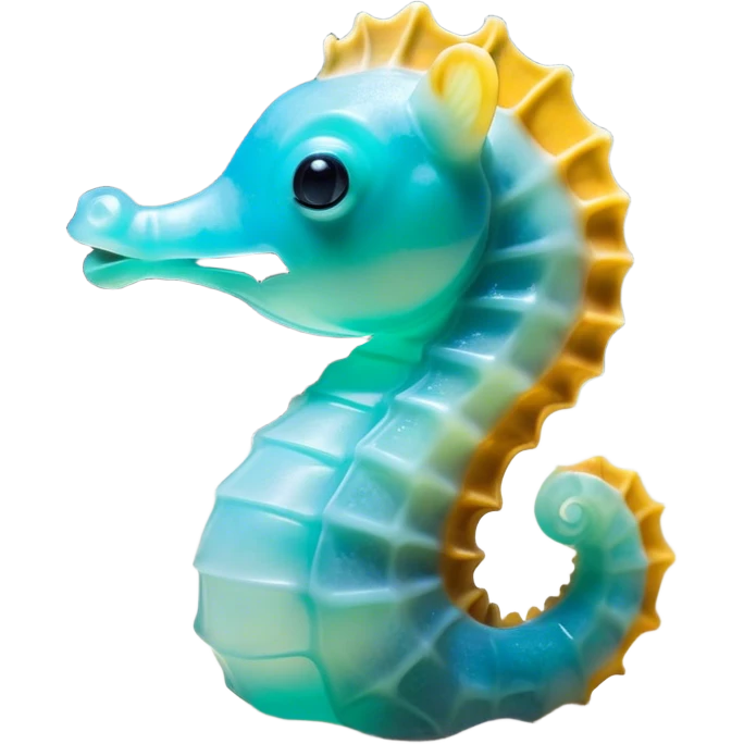 Cinematic Cute Yawning Sea Horse Portrait Emoji, Head tilted slightly with a dramatic, wide-open yawn, showcasing a petite, elegantly curved seahorse with a softly drooping tail and sleepy, half-closed eyes, Simplified yet irresistibly adorable features, highly detailed, glowing with a soft, cozy aquatic glow, high shine, relaxed yet expressive, stylized with a dash of whimsical marine charm, soft glowing outline, capturing the essence of a drowsy yet affectionate seahorse that appears ready to stretch out for a nap! emoji