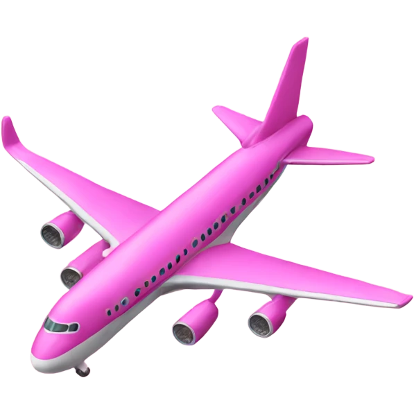Pink airplane  emoji