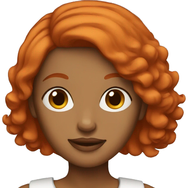woman with red hair  emoji