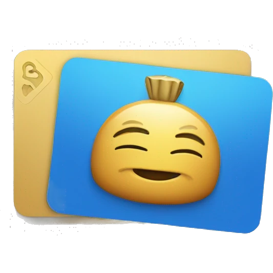 blue fortnire gift card emoji