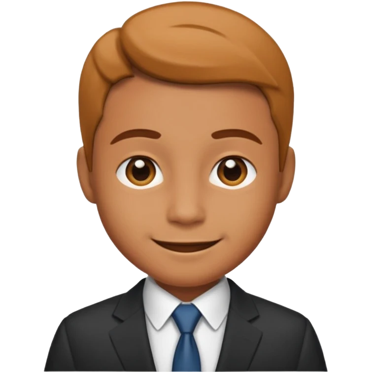 persona de traje trabajando emoji
