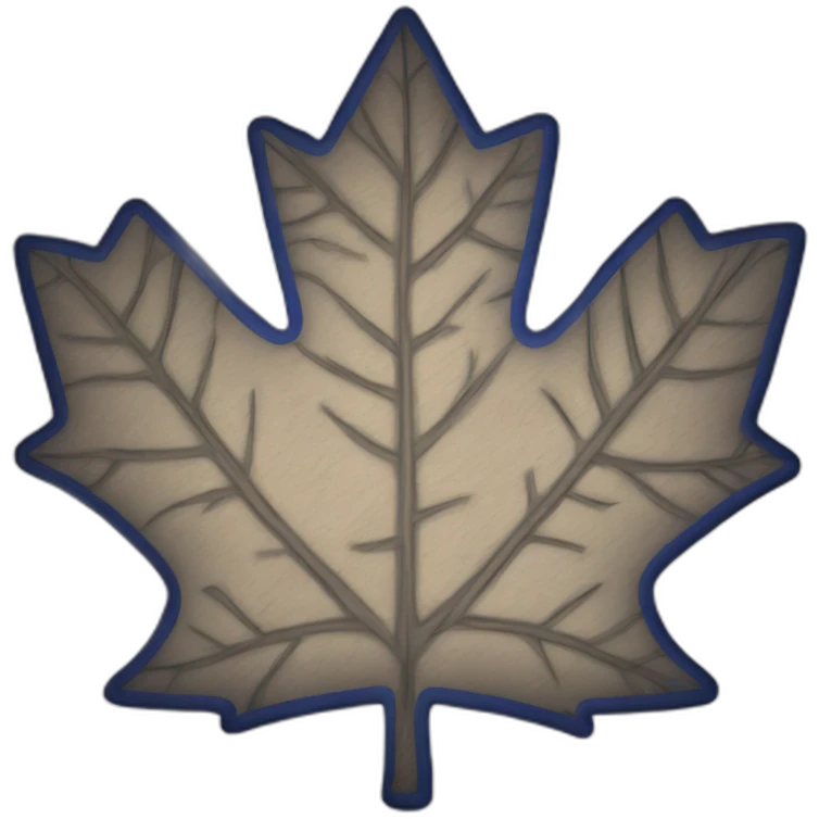 Toronto Maple leafs logo emoji