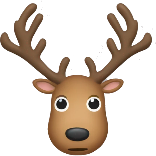 reindeer shoes emoji