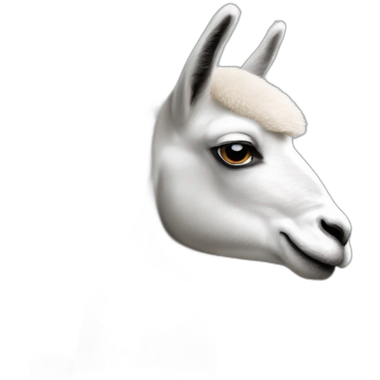 Un un lama dépressif emoji