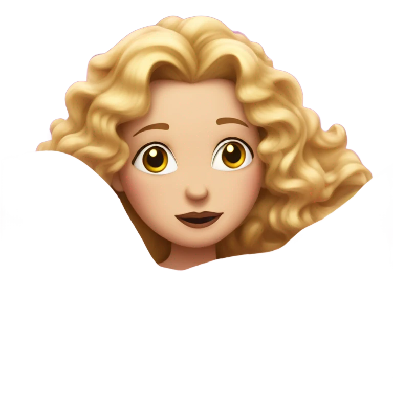 Glinda from wicked in her pink dress is sick coverd by a blanket emoji