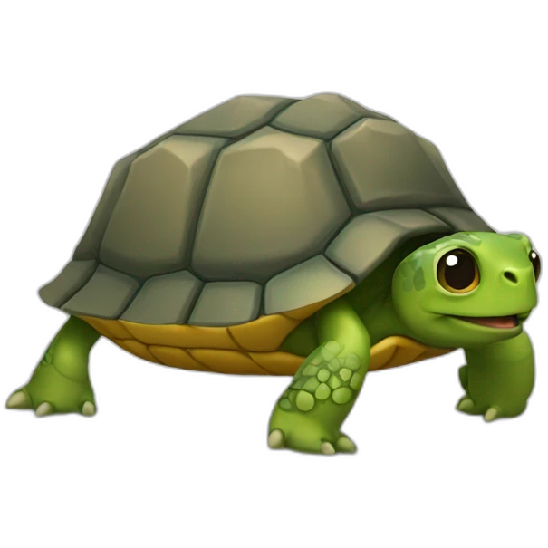 tortuga enrocada emoji
