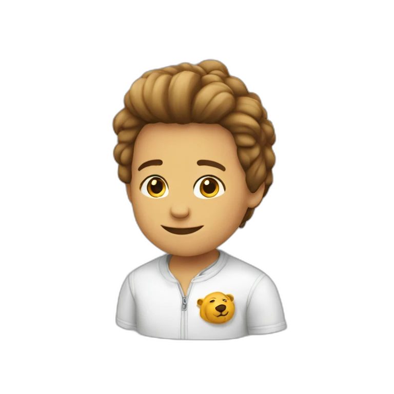 personne sur un ours emoji