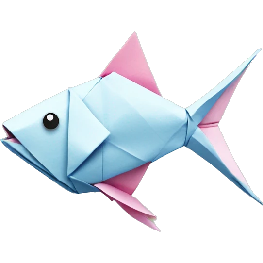 origami fish emoji