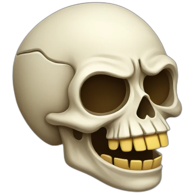 Laughing skull emoji