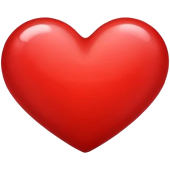 red heart emoji