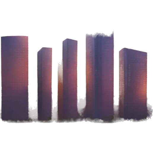 Buildings sunset emoji