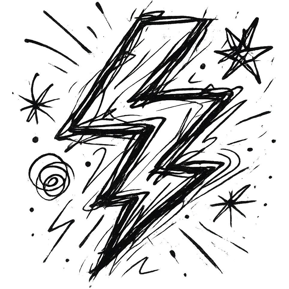 lightning bolt icon emoji