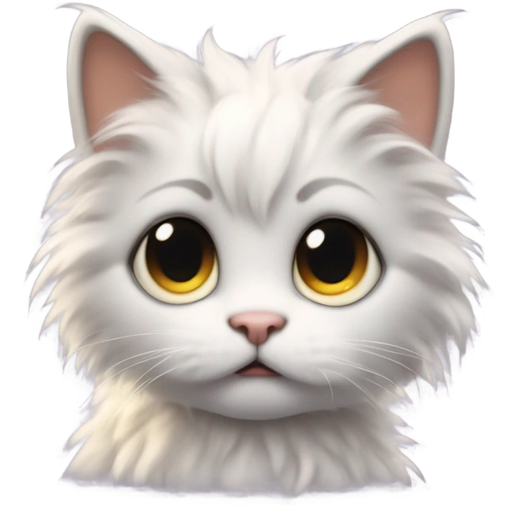 Crying kitten emoji
