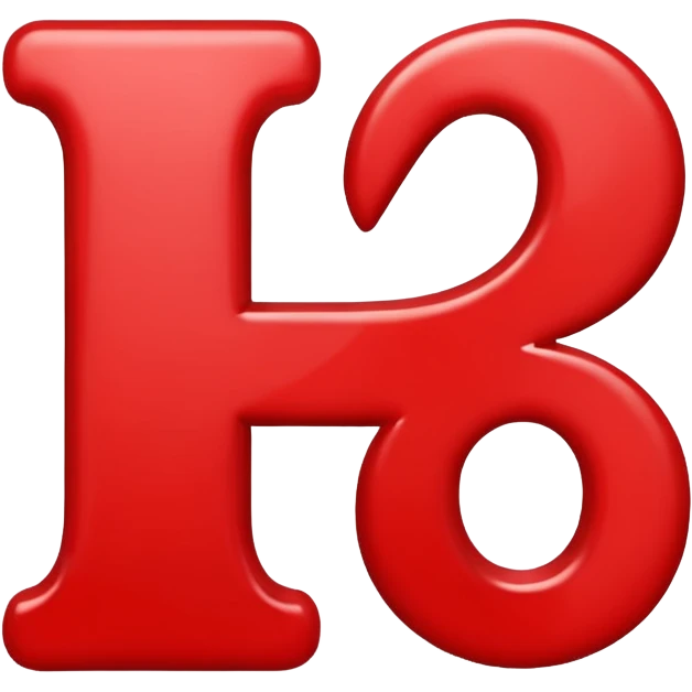 Una letra P y corazónes emoji