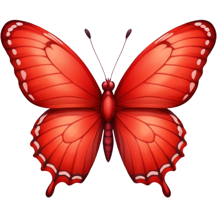 Red butterfly  emoji