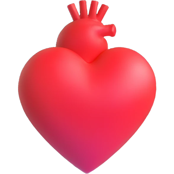 heart with a soft shine emoji