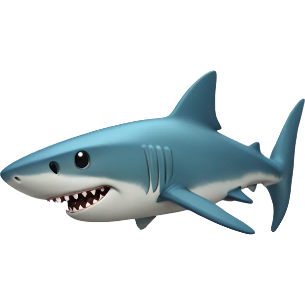 Shark with tree emoji