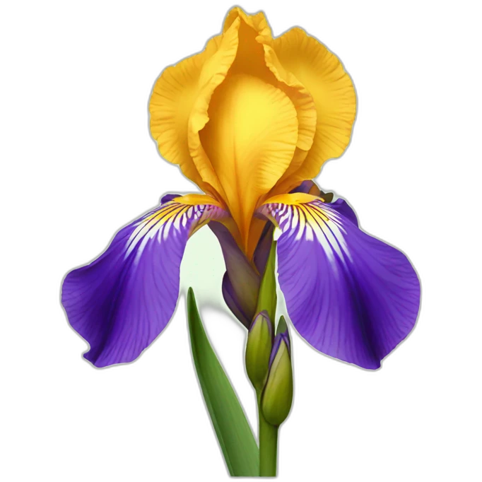 iris flower emoji