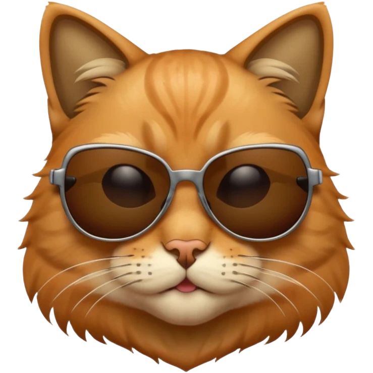 Cat wearing sunglasses emoji