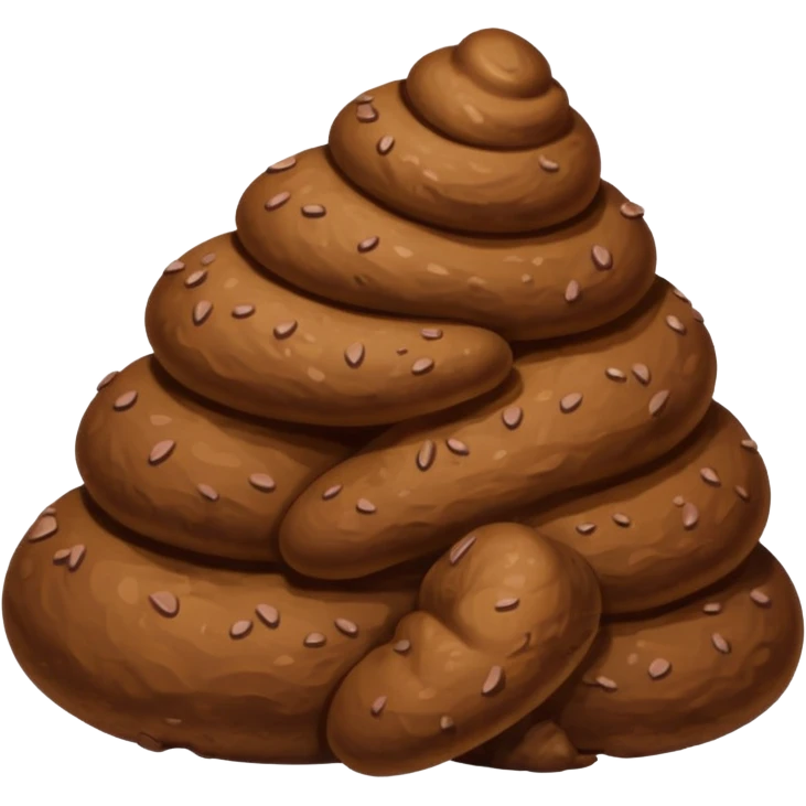 Caca qui fait un bisou emoji