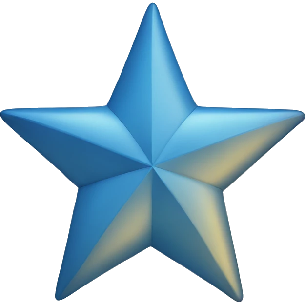 Blue star emoji