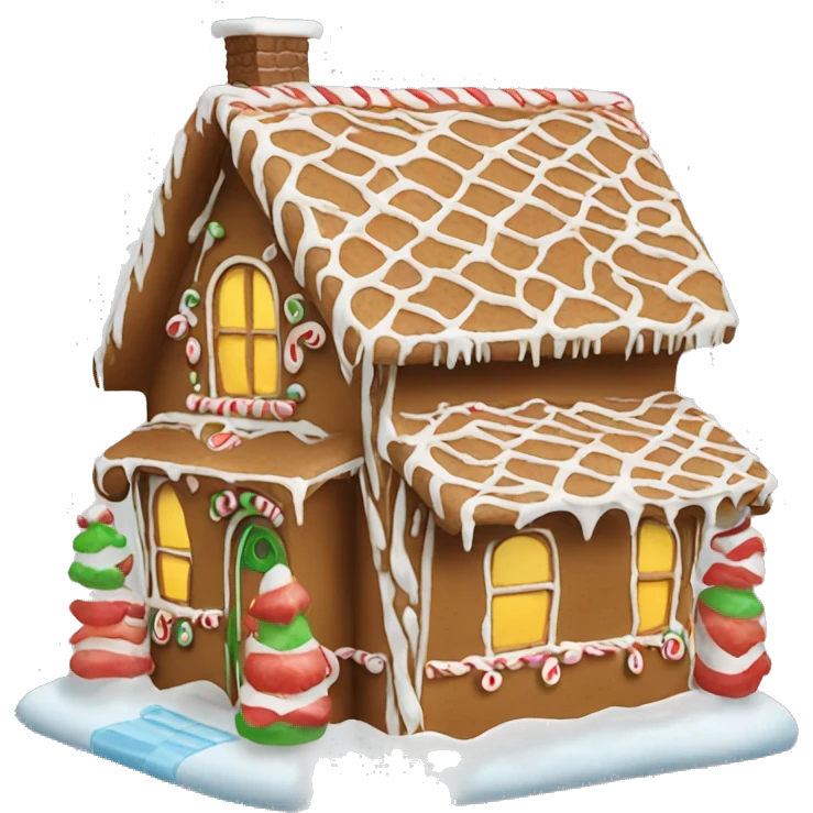 gingerbread house emoji