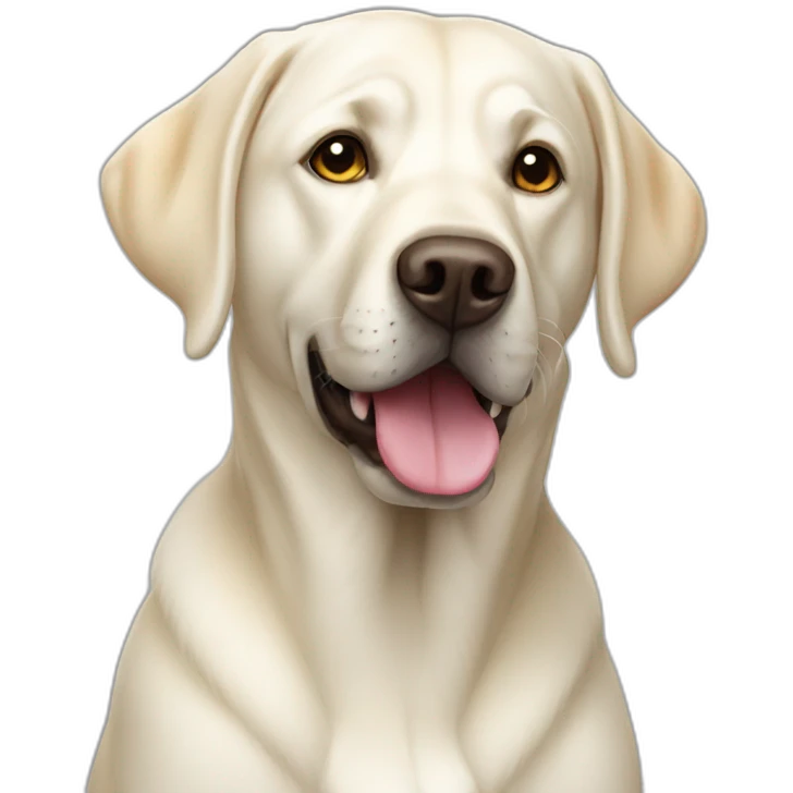 white-labrador emoji