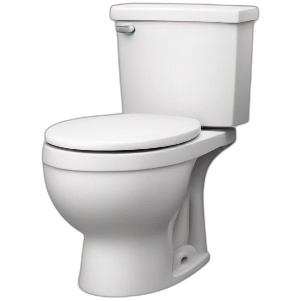 A toilet emoji