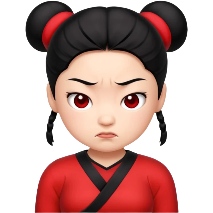 Pucca enojada emoji