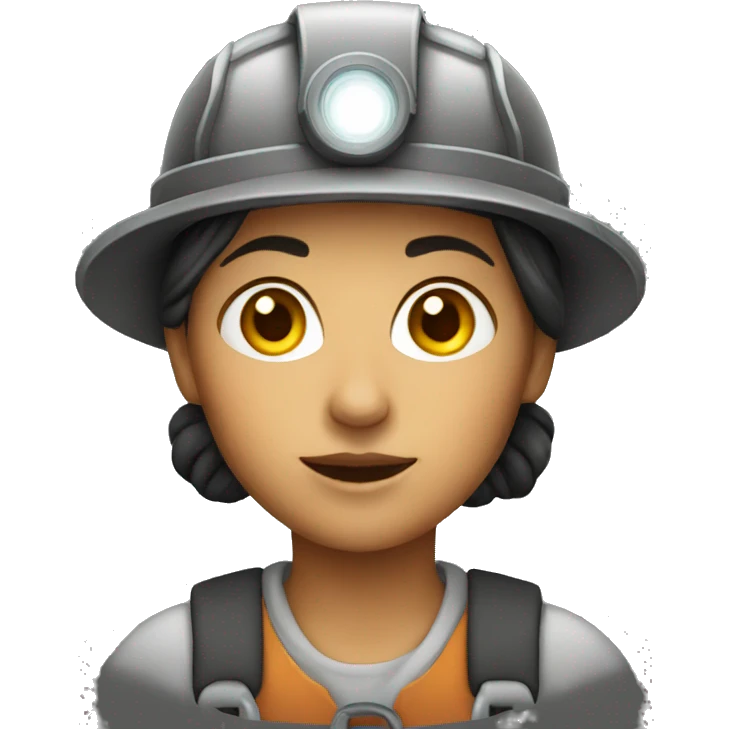 woman miner emoji