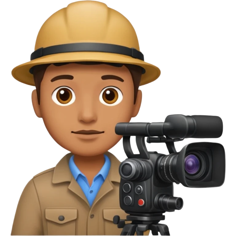 filming camera man  emoji