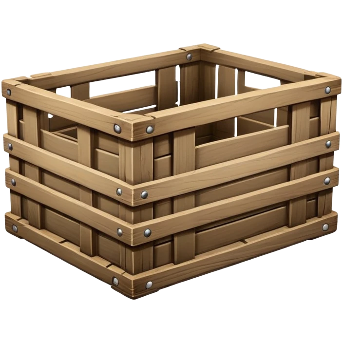 wooden cargo crate emoji