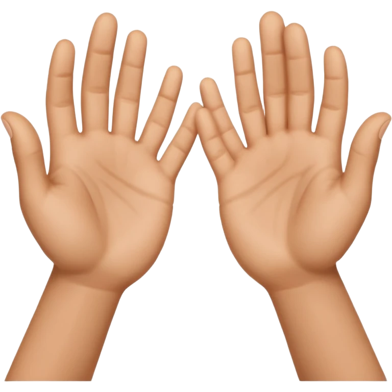hands held up emoji