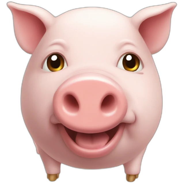 Cochon stylé emoji