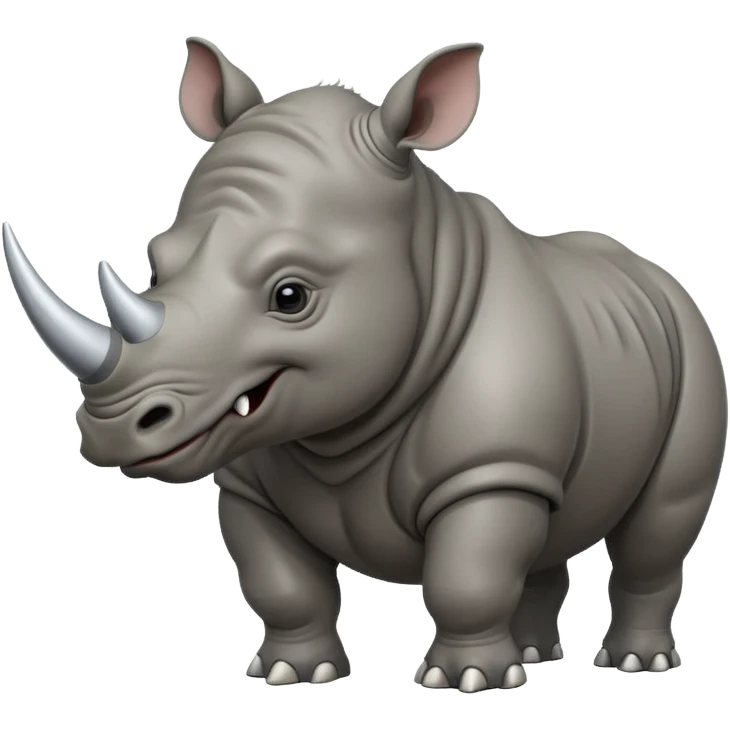 angry rhinoceros emoji