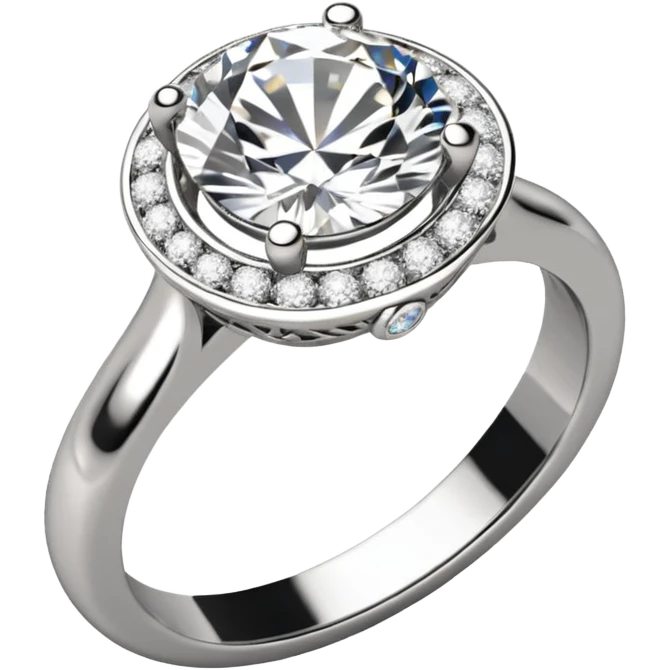 white jewelry ring emoji