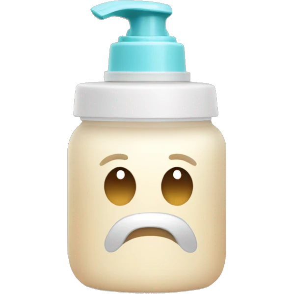 hair mousse in faceless bottle emoji