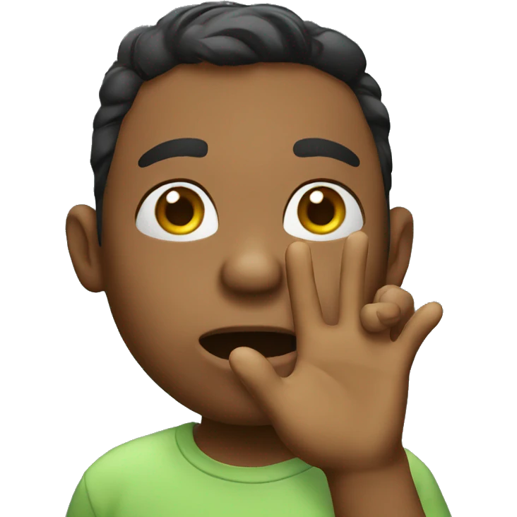 Blowing a kiss emoji