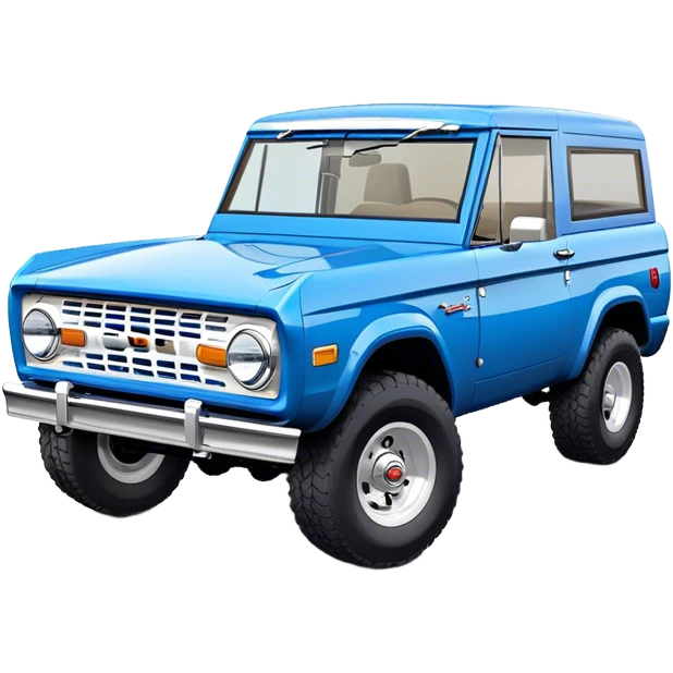 Ford Bronco - Ford (Model Year: 2021) (Iconic colour: Blue) emoji