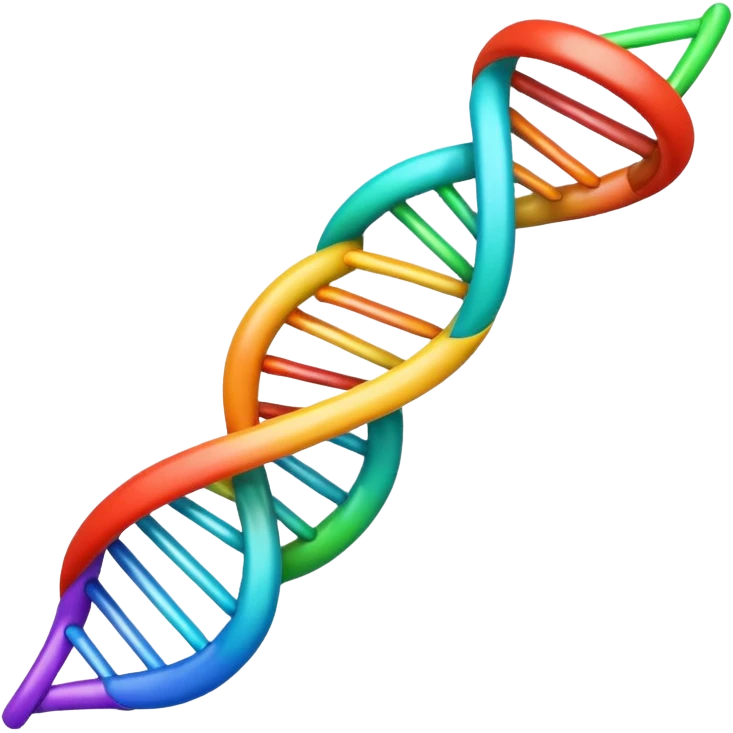 Have fun with a DNA helix emoji