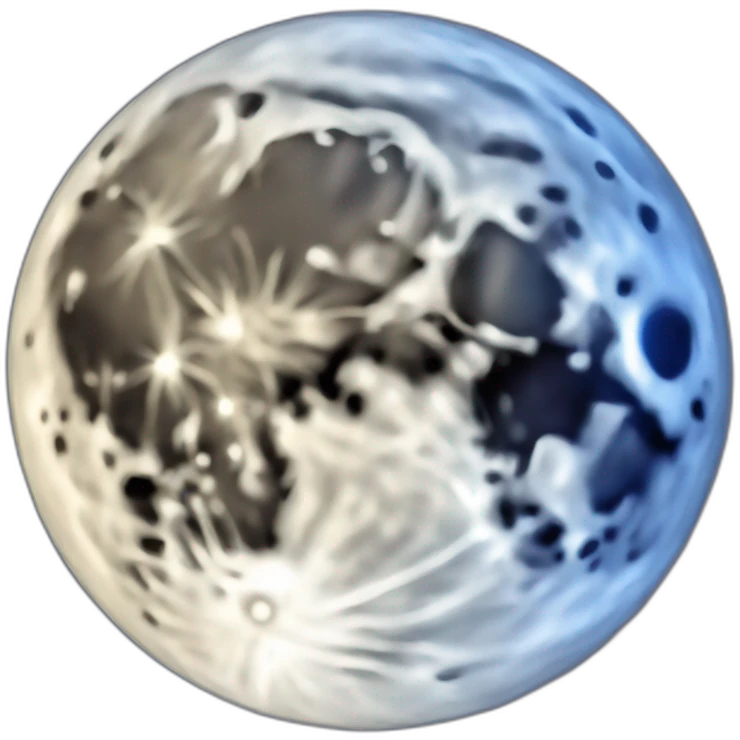Full moon emoji
