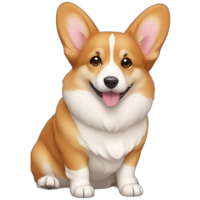 Corgis love emoji