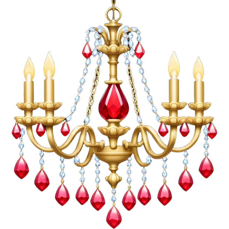 chandelier red emoji